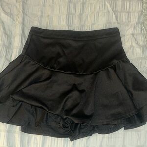Black XS skirt (with built in shorts) from shein